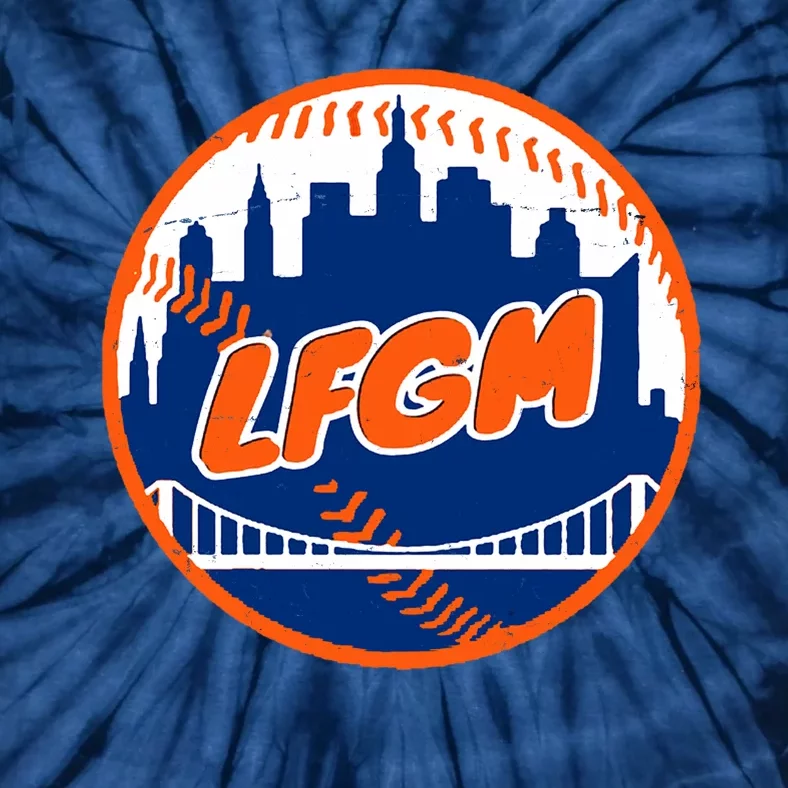 LFGM New York Baseball Tie-Dye T-Shirt