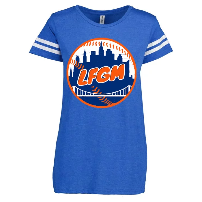 LFGM New York Baseball Enza Ladies Jersey Football T-Shirt