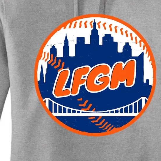 LFGM New York Baseball Women's Pullover Hoodie