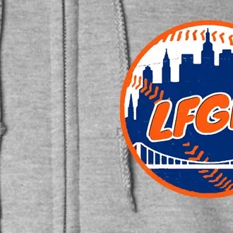 LFGM New York Baseball Full Zip Hoodie