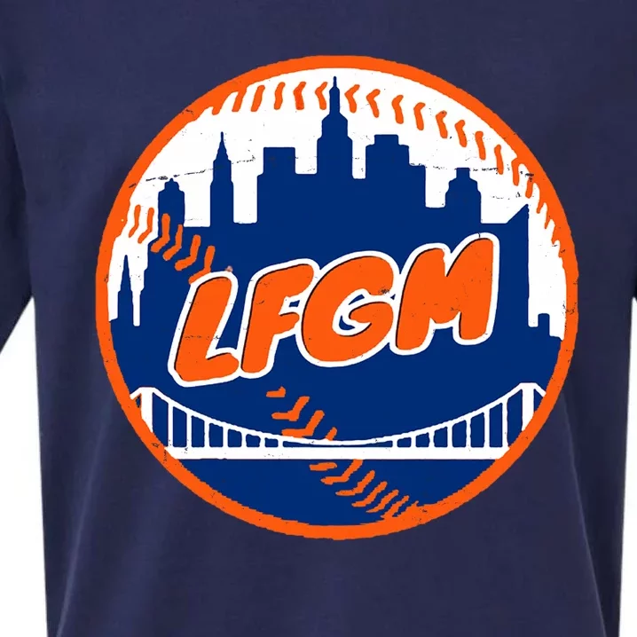 LFGM New York Baseball Sueded Cloud Jersey T-Shirt