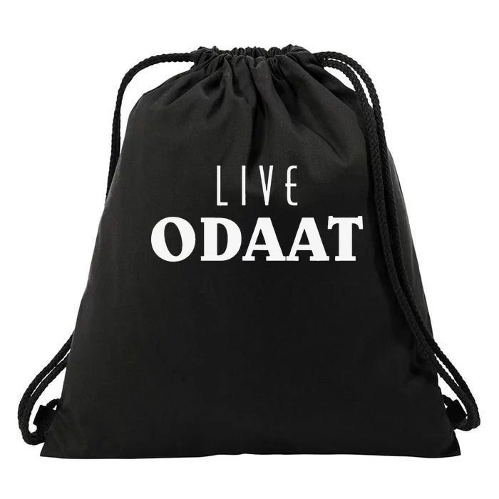 LIVE ODAAT Alcoholics AA Narcotics NA Anonymous Recovery Drawstring Bag