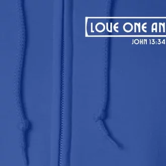 Love One Another John 1334 Full Zip Hoodie