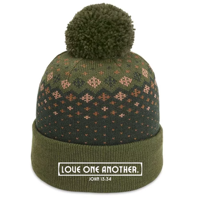 Love One Another John 1334 The Baniff Cuffed Pom Beanie