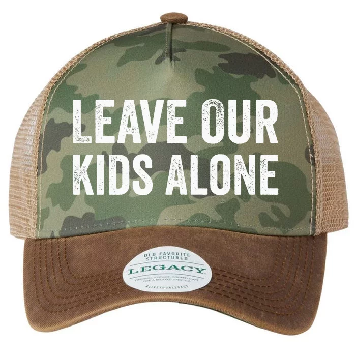 Leave Our Alone Save the children Protest Legacy Tie Dye Trucker Hat