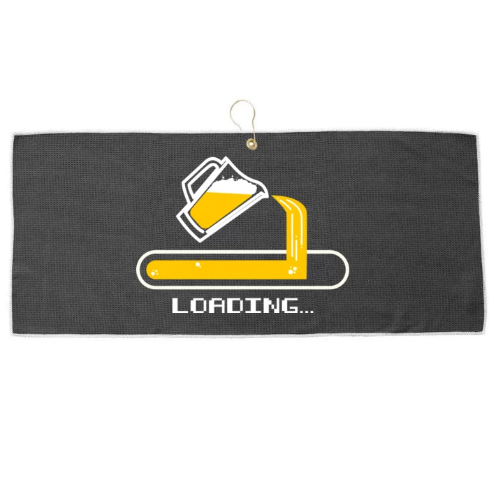 Loading Beer Large Microfiber Waffle Golf Towel