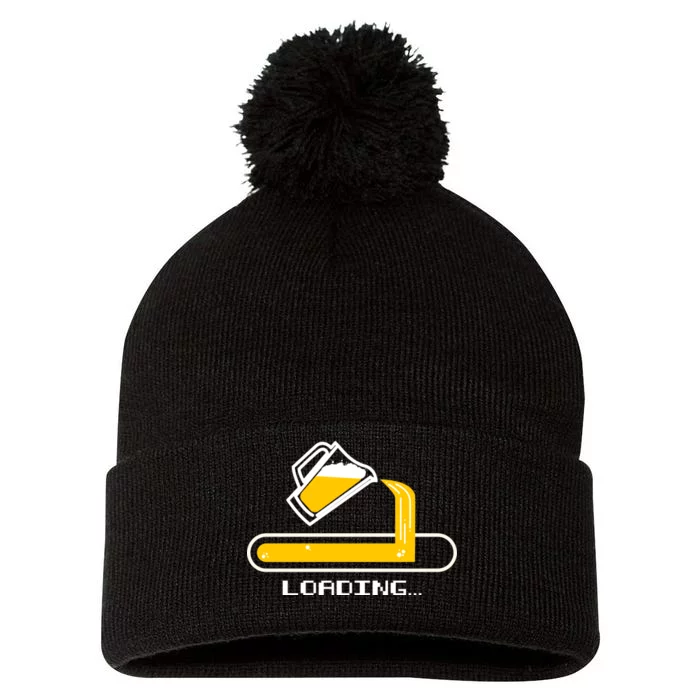 Loading Beer Pom Pom 12in Knit Beanie