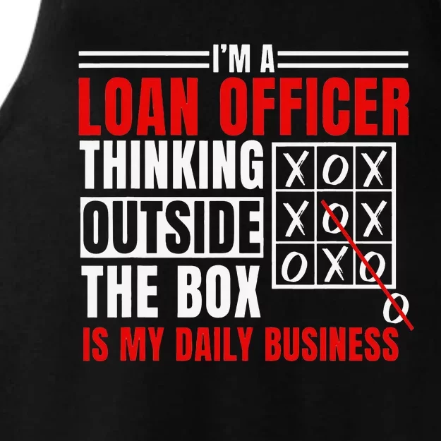 Loan Officer Bank Manager Mortgagee Banker Pawnbroker Ladies Tri-Blend Wicking Tank