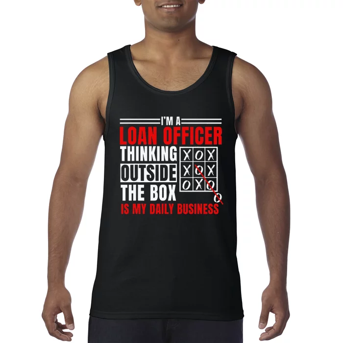 Loan Officer Bank Manager Mortgagee Banker Pawnbroker Tank Top