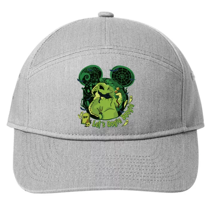 Lets Oogie Boogie Funny Halloween 7-Panel Snapback Hat