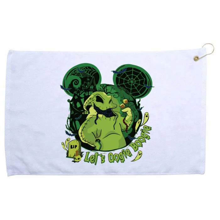 Lets Oogie Boogie Funny Halloween Grommeted Golf Towel