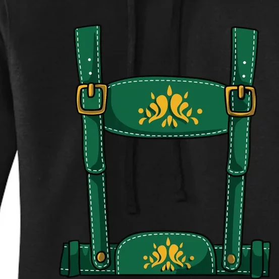 Lederhosen Outfit Boy Oktoberfest Women's Pullover Hoodie