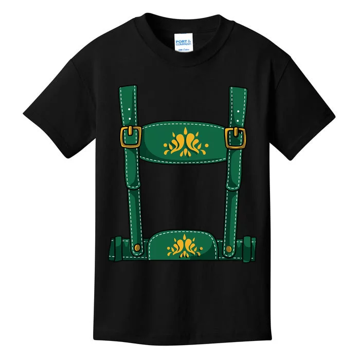 Lederhosen Outfit Boy Oktoberfest Kids T-Shirt