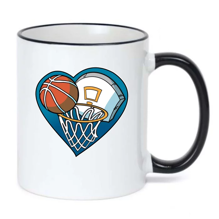 Love Of Baskeball Black Color Changing Mug