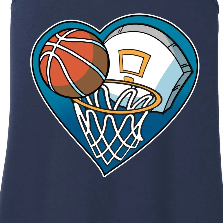 Love Of Baskeball Ladies Essential Tank