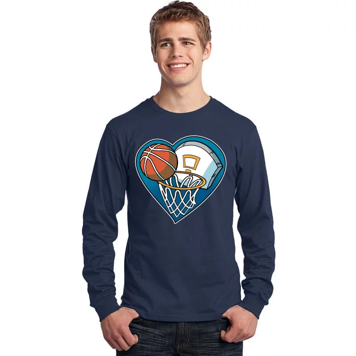 Love Of Baskeball Tall Long Sleeve T-Shirt