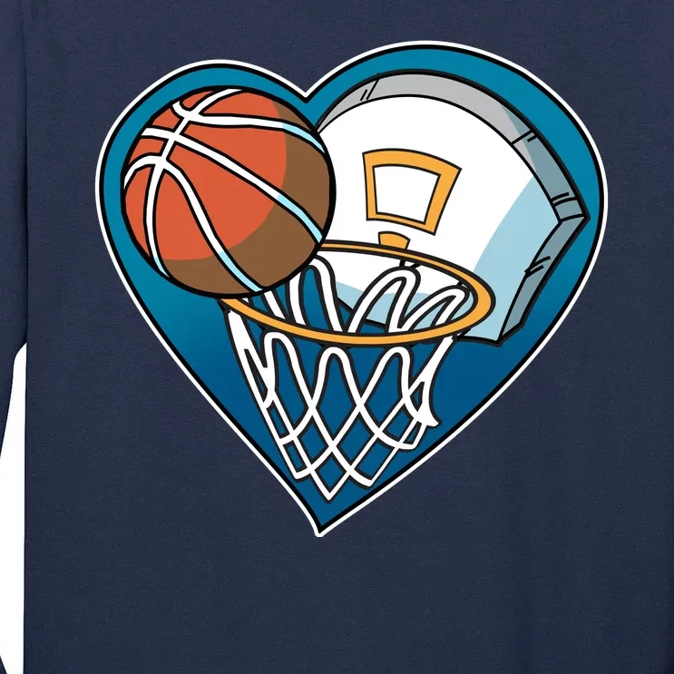 Love Of Baskeball Tall Long Sleeve T-Shirt