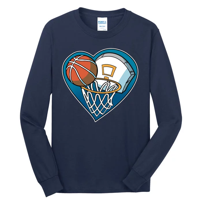 Love Of Baskeball Tall Long Sleeve T-Shirt