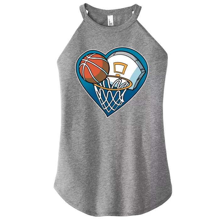 Love Of Baskeball Women’s Perfect Tri Rocker Tank