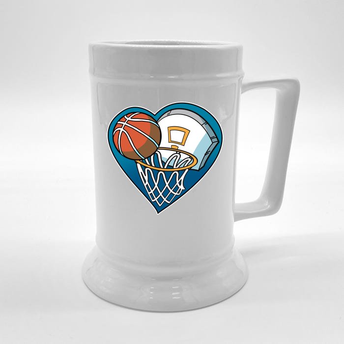 Love Of Baskeball Front & Back Beer Stein