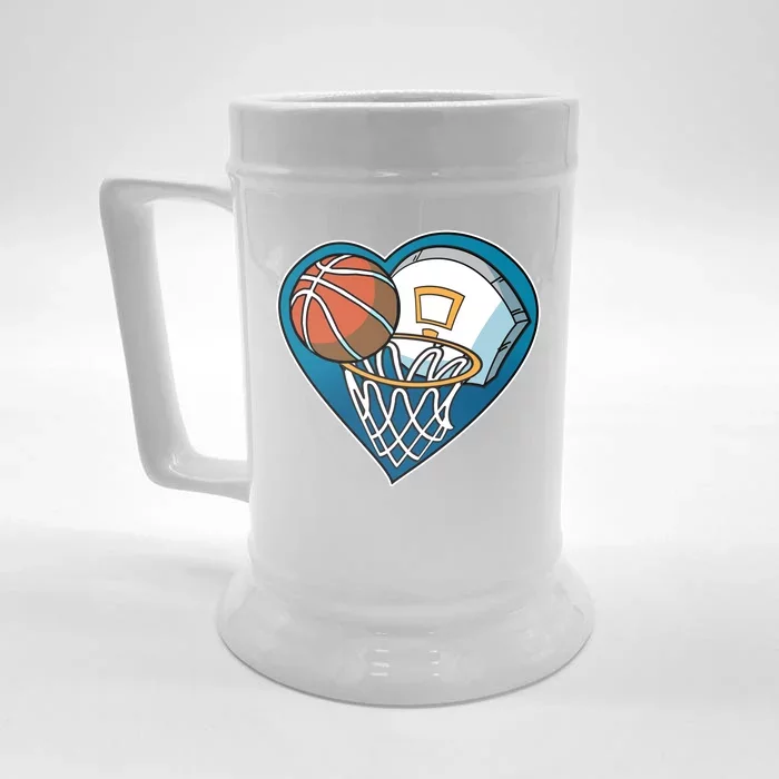 Love Of Baskeball Front & Back Beer Stein