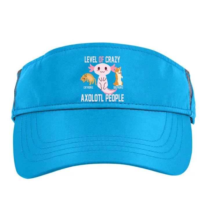 Level Of Crazy Axolotl People Adult Drive Performance Visor