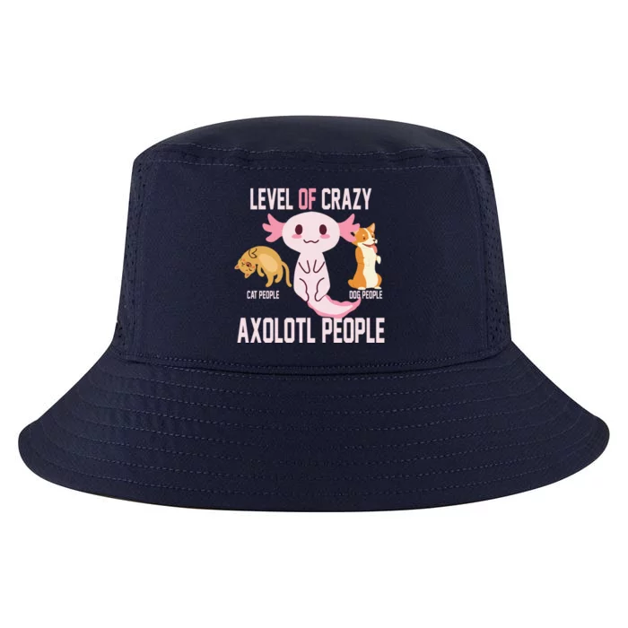 Level Of Crazy Axolotl People Cool Comfort Performance Bucket Hat