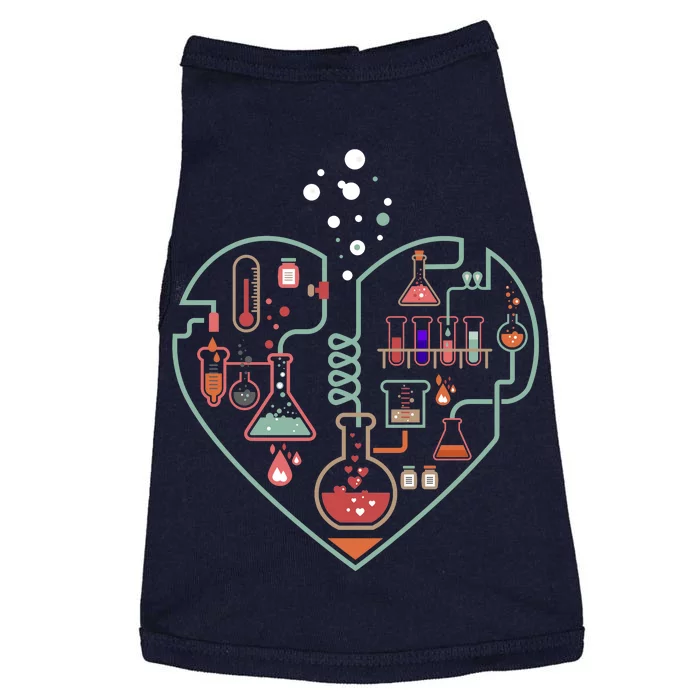 Love Of Chemistry Heart Doggie Tank