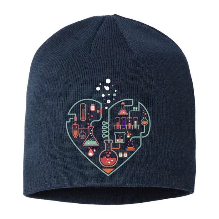 Love Of Chemistry Heart 8 1/2in Sustainable Knit Beanie