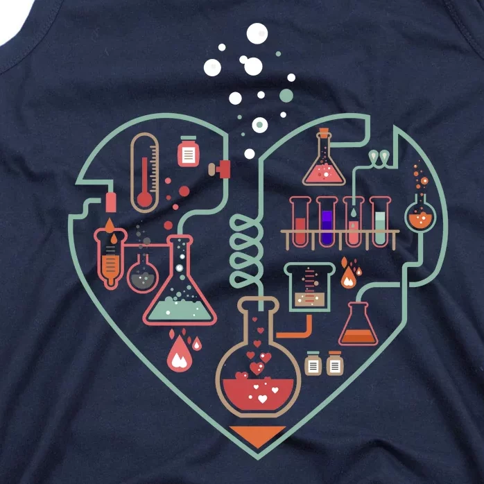 Love Of Chemistry Heart Tank Top