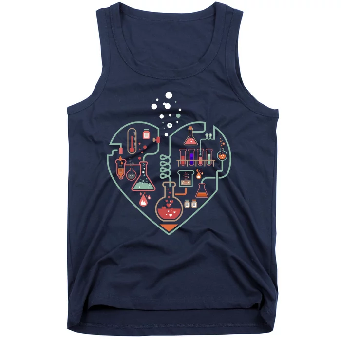 Love Of Chemistry Heart Tank Top