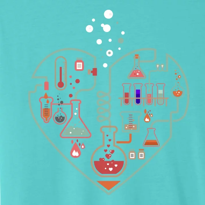 Love Of Chemistry Heart ChromaSoft Performance T-Shirt