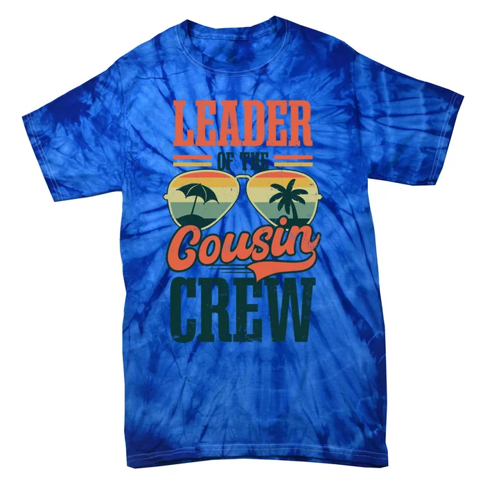 Leader Of Cousin Crew Design Cousin Crew Gift Tie-Dye T-Shirt