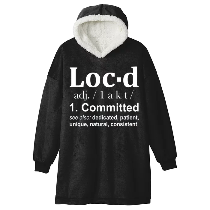 Loc'd Definition Hooded Wearable Blanket