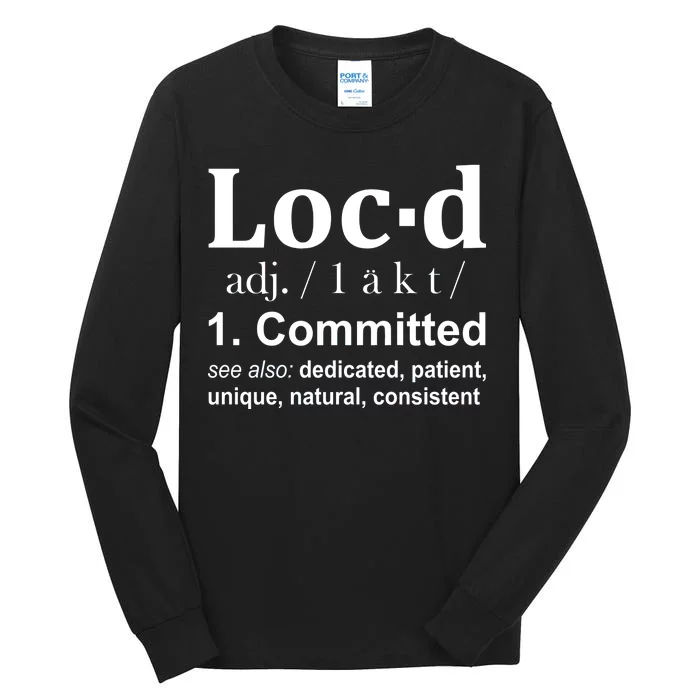 Loc'd Definition Tall Long Sleeve T-Shirt