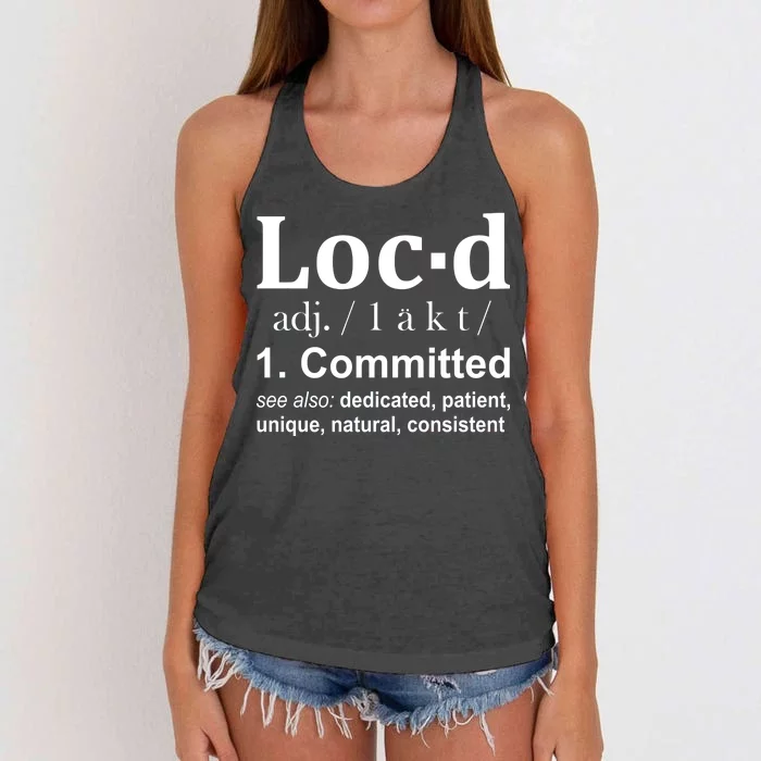 Loc'd Definition Women's Knotted Racerback Tank