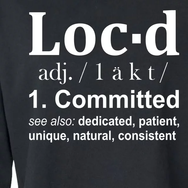 Loc'd Definition Cropped Pullover Crew