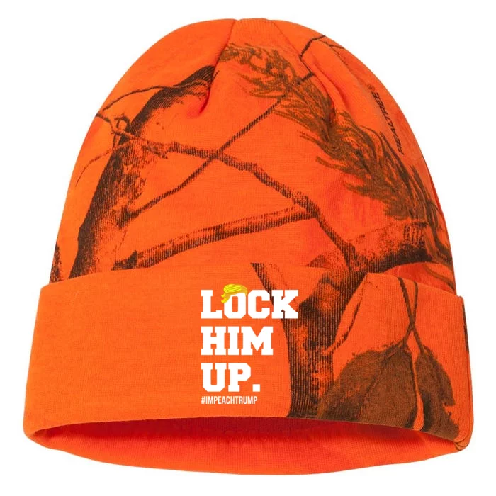 Lock Him Up Resist Trump #impeachtrump Kati - 12in Camo Beanie