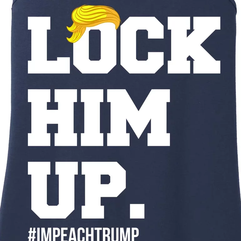 Lock Him Up Resist Trump #impeachtrump Ladies Essential Tank