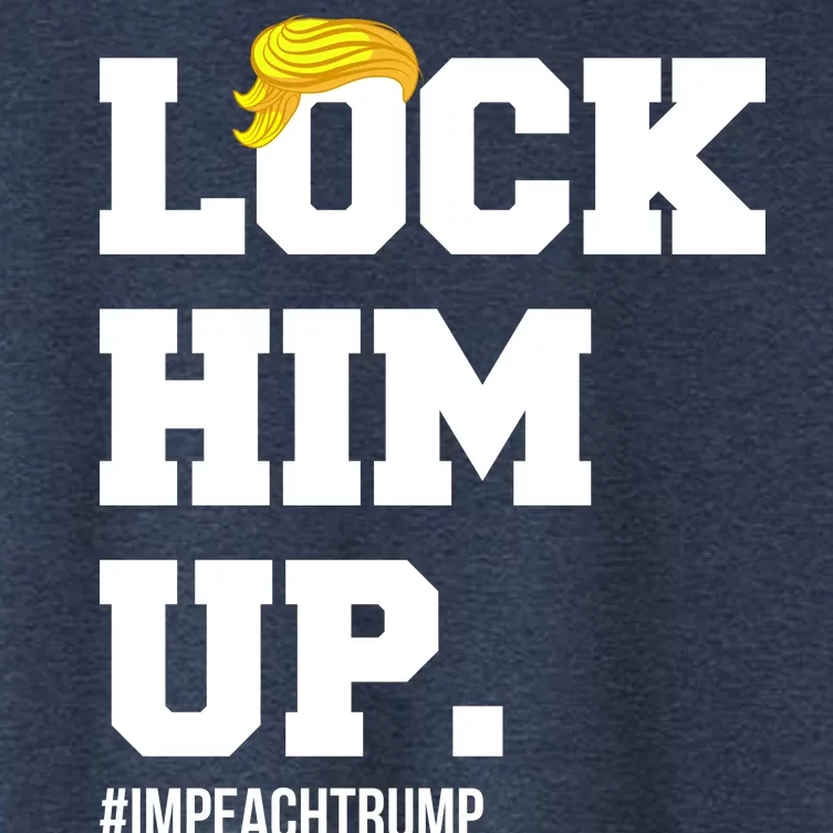 Lock Him Up Resist Trump #impeachtrump Women's Crop Top Tee