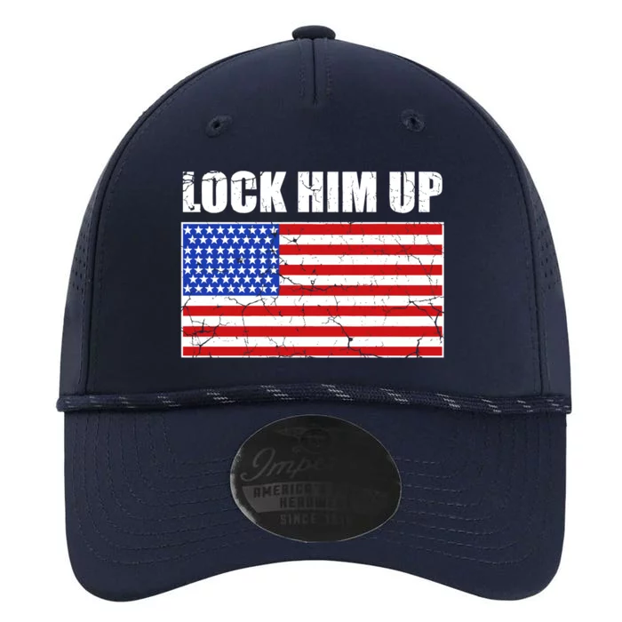 Lock Him Up Resist USA Flag Anti Trump Performance The Dyno Cap