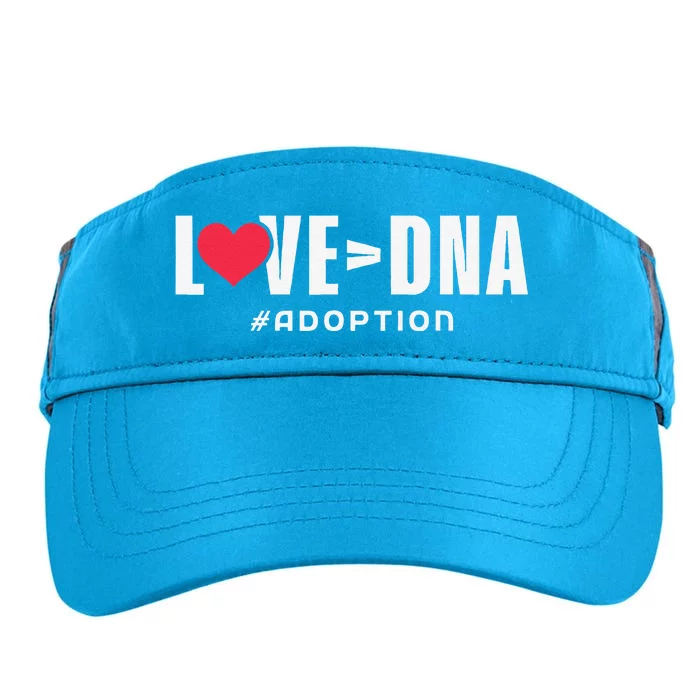 Love Over DNA Adoption Day Adult Drive Performance Visor