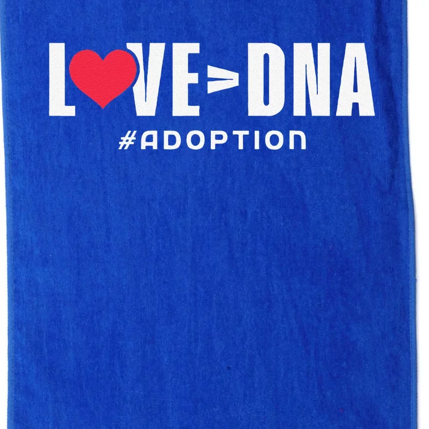 Love Over DNA Adoption Day Platinum Collection Golf Towel