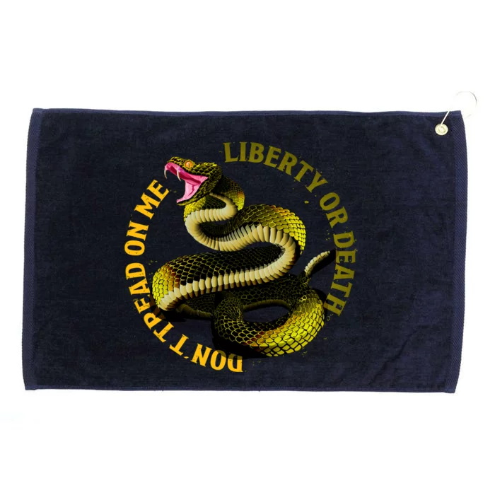 Liberty Or Death Dont Tread On Me Snake Grommeted Golf Towel