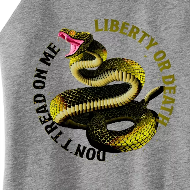 Liberty Or Death Dont Tread On Me Snake Women’s Perfect Tri Rocker Tank