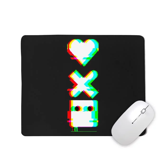 Love of Death and Robots Glitch Mousepad