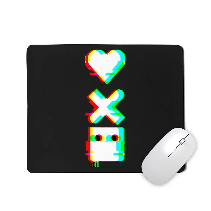 Love Of Death And Robots Glitch Mousepad