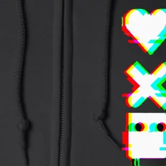 Love Of Death And Robots Glitch Full Zip Hoodie