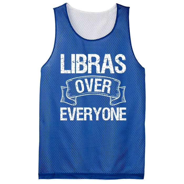 Libras Over Everyone Libra Zodiac Astrology Birthday Gift Mesh Reversible Basketball Jersey Tank