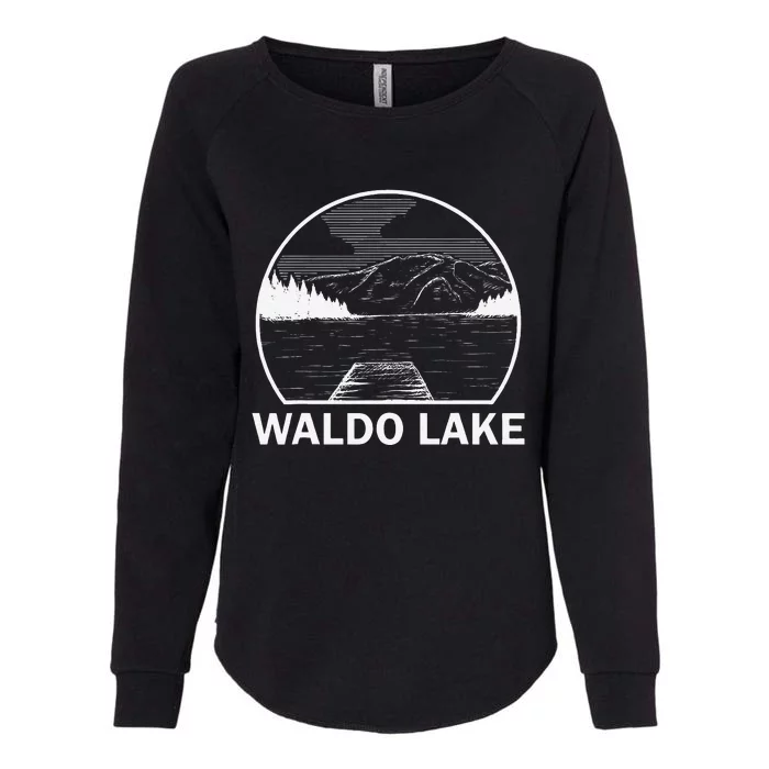 Lake Oregon Funny Fishing Camping Summer Gift Womens California Wash Sweatshirt